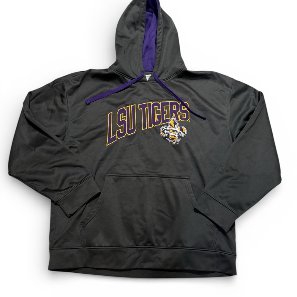 Section 101 LSU Gray Hoodie Size XL Unisex